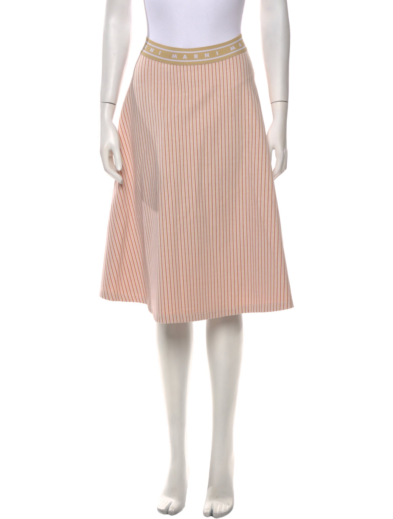 Marni Striped Knee-Length Skirt