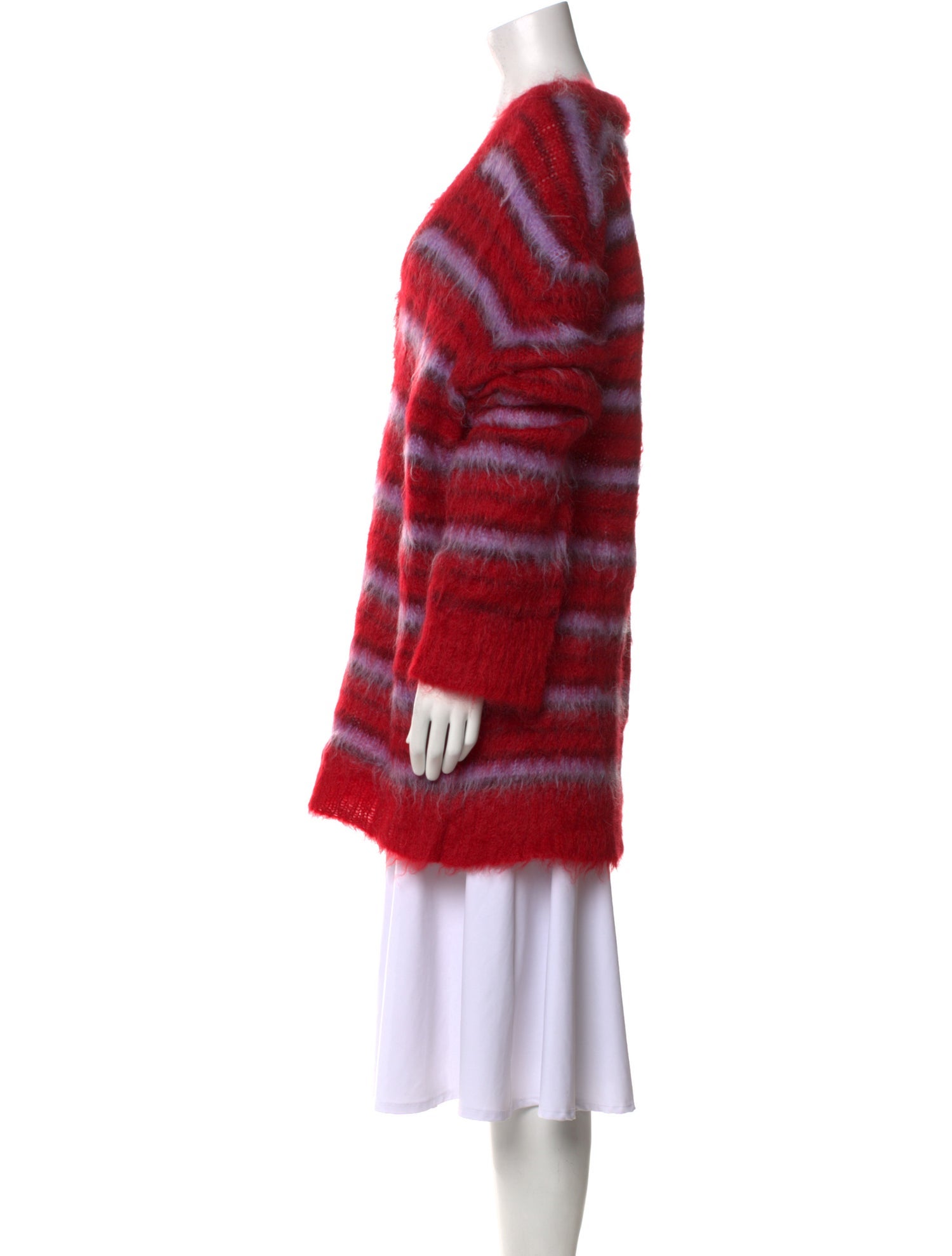 Marni Mohair Striped Sweater