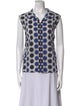 Marni Polka Dot Print V-Neck Blouse
