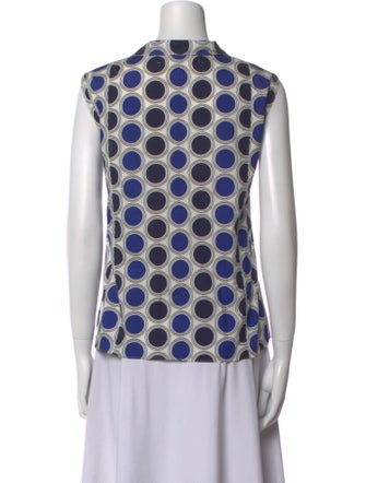 Marni Polka Dot Print V-Neck Blouse