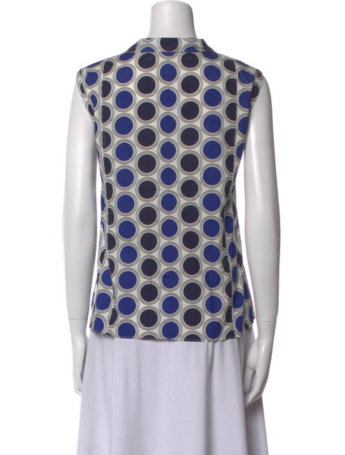 Marni Polka Dot Print V-Neck Blouse