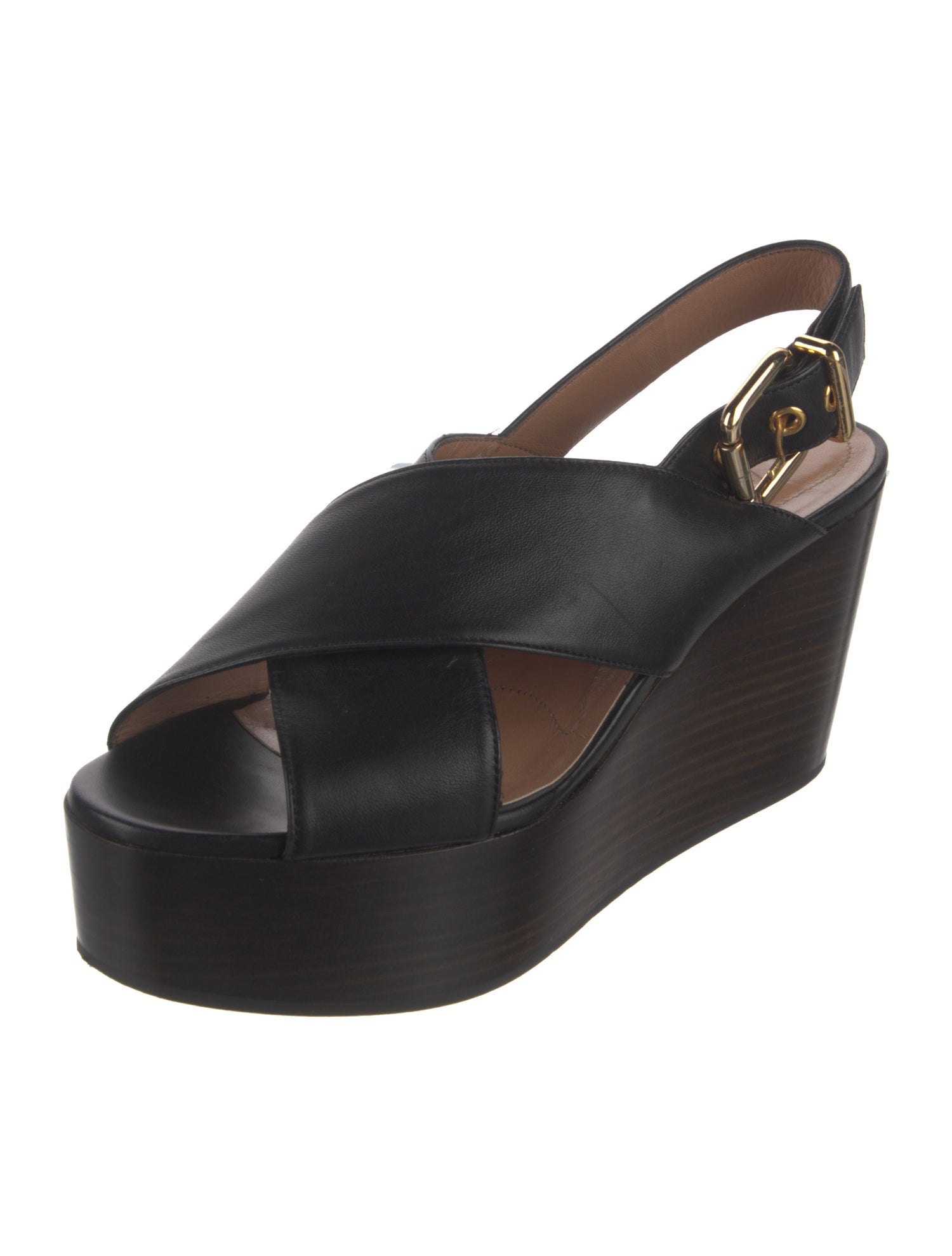 Marni Leather Slingback Sandals