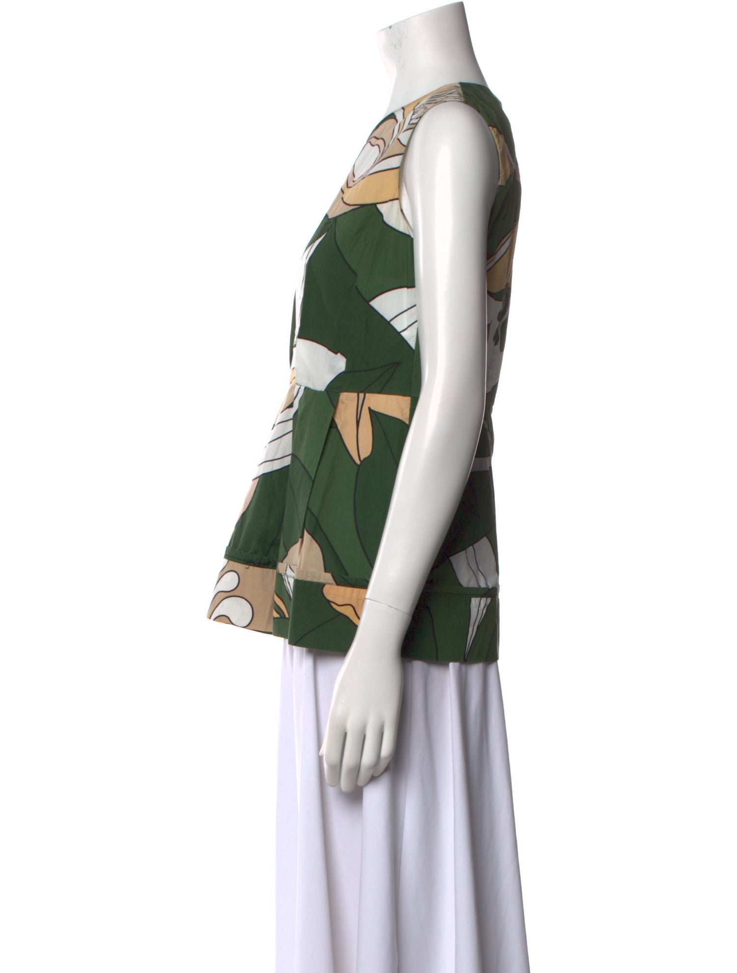 Marni Printed Crew Neck Top