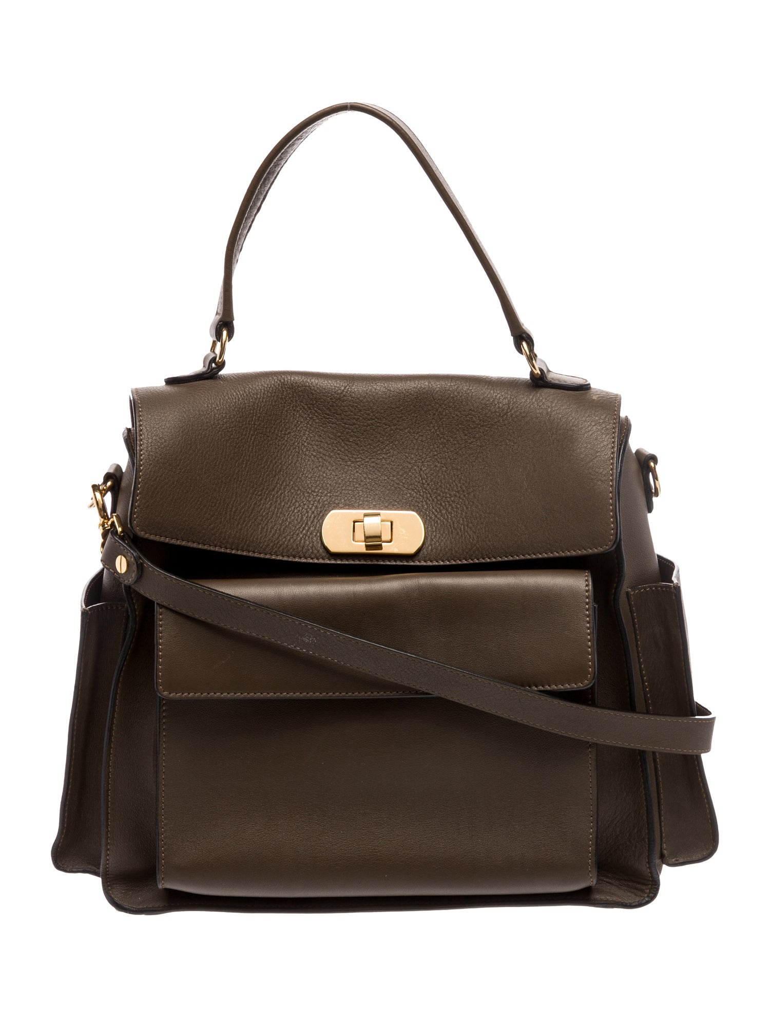 Marni Leather Top Handle Bag