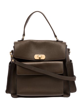 Marni Leather Top Handle Bag
