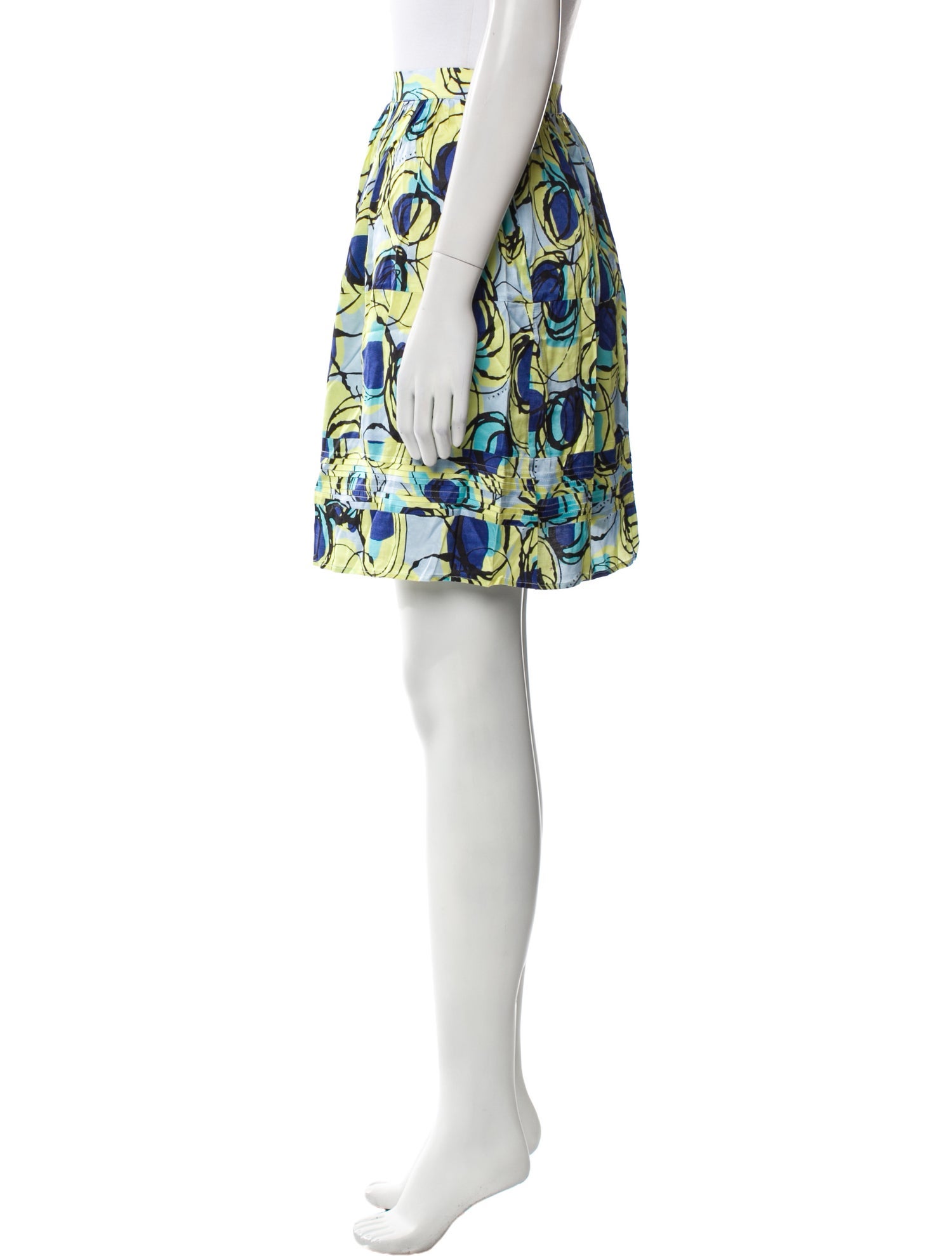 Marni Floral Print Knee-Length Skirt