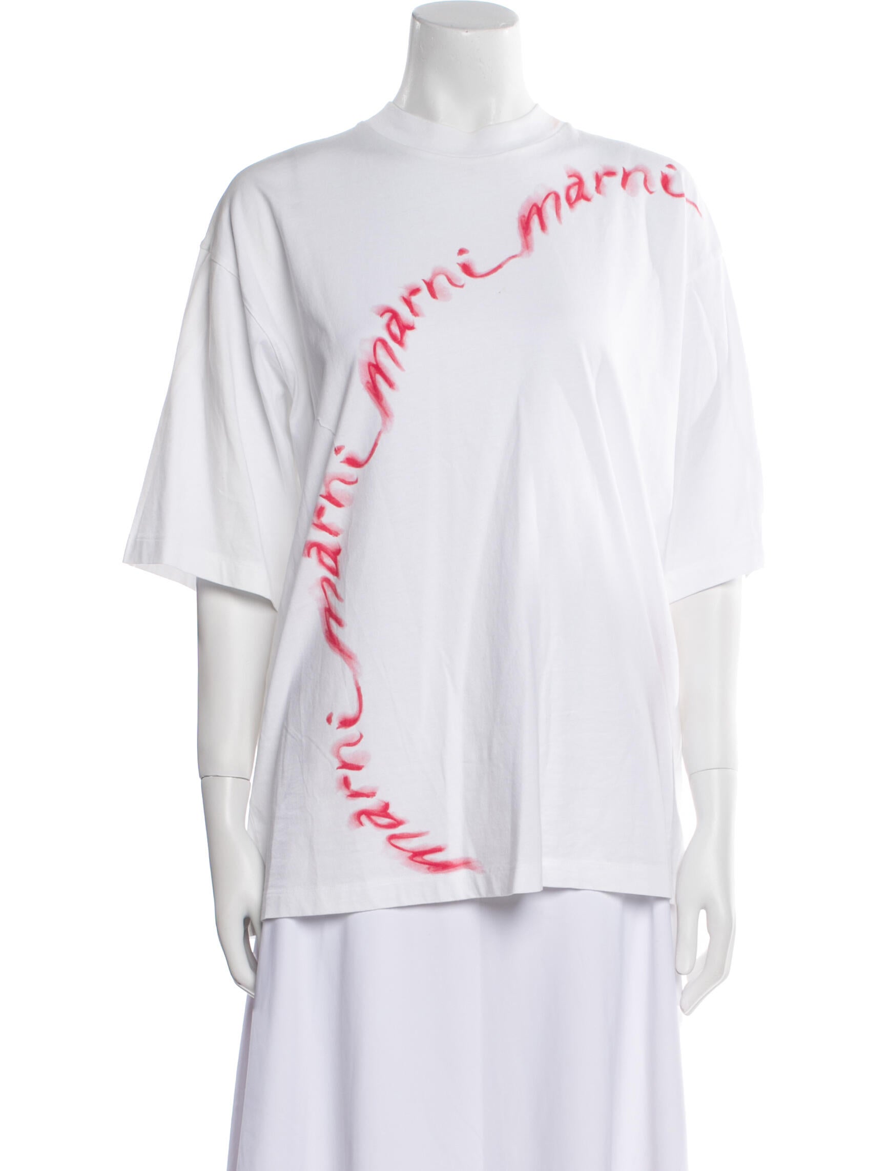 Marni Graphic Print Crew Neck T-Shirt
