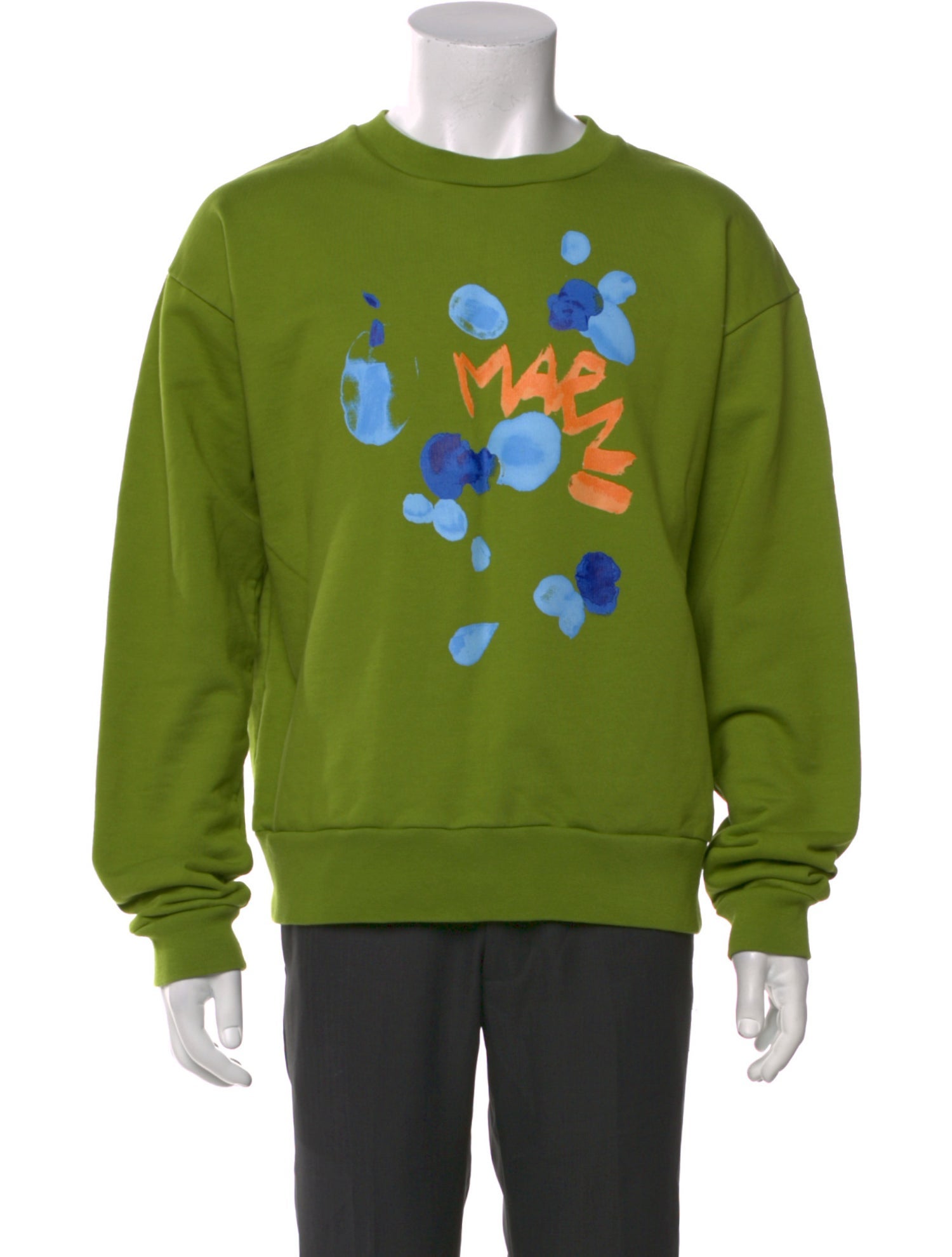 Marni Graphic Print Crew Neck Pullover