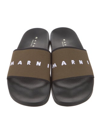 Marni Graphic Print Slides