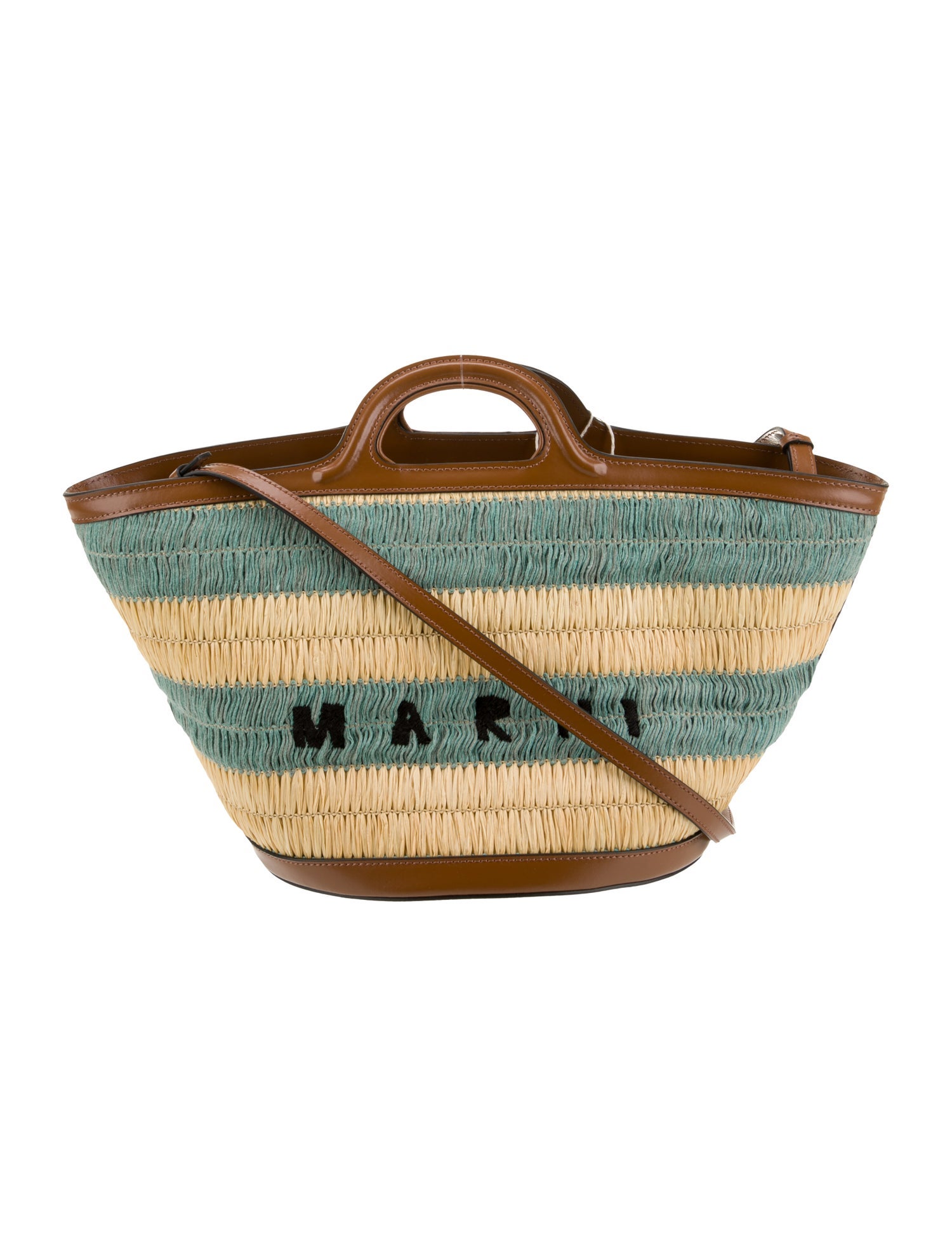 Marni Straw Top Handle Bag