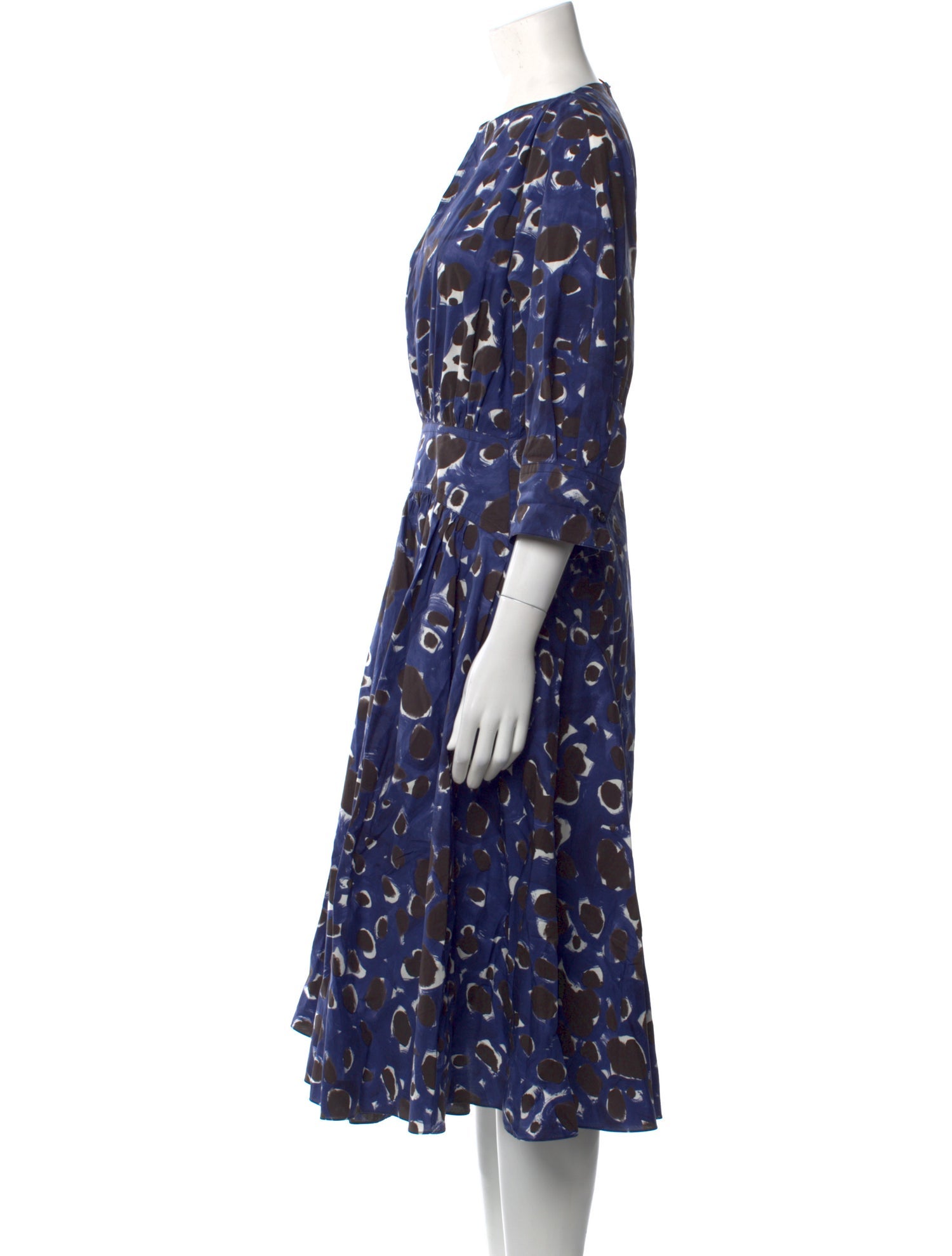 Marni Printed Midi Length Dress