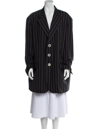Marni Virgin Wool Striped Coat