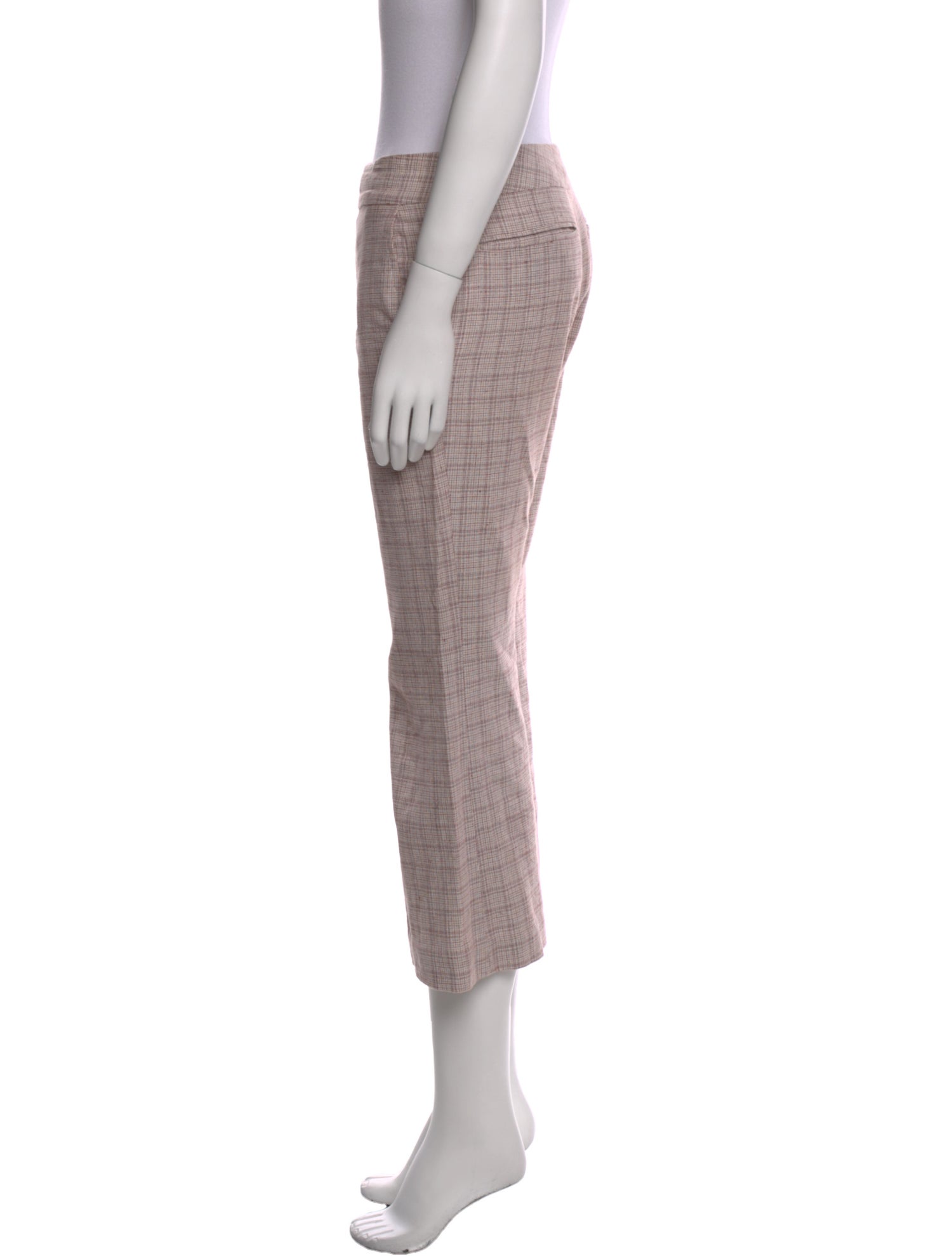 Marni Plaid Print Wide Leg Pants