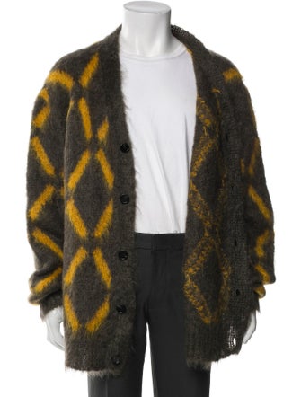 Marni Mohair Printed Cardigan