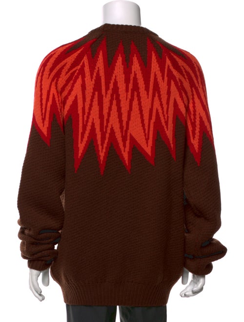 Marni Virgin Wool Graphic Print Pullover