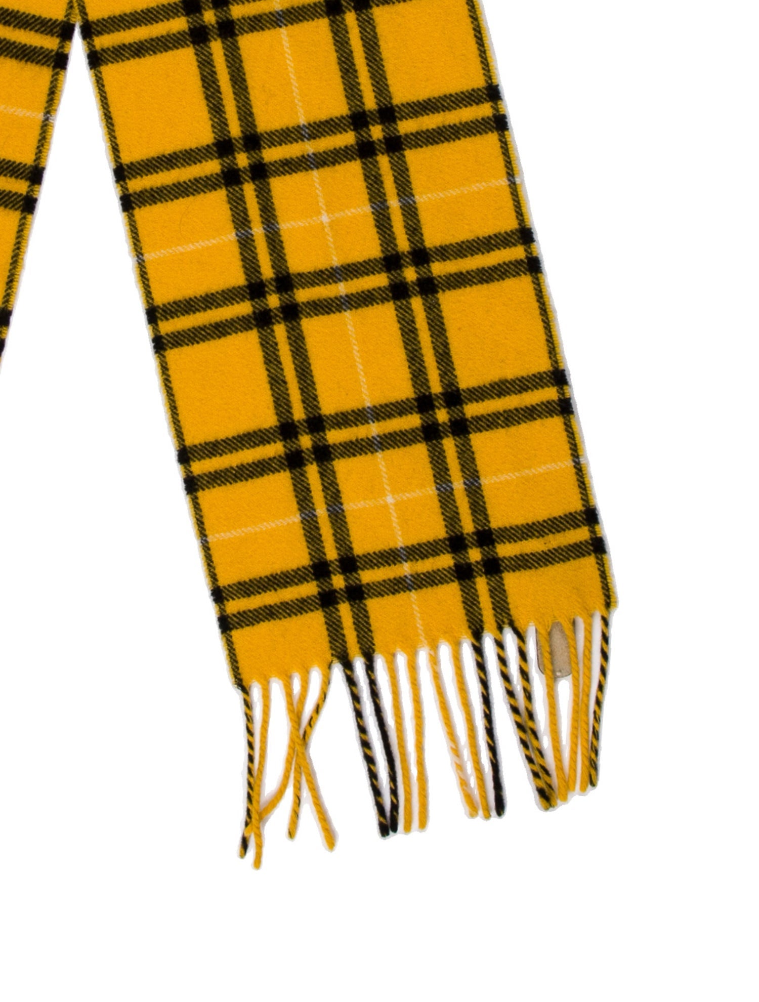 Marni Wool Plaid Print Scarf