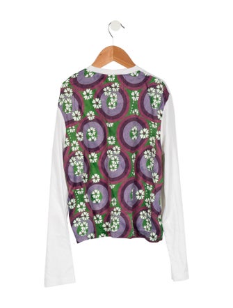 Marni Girls' Logo Long Sleeve Shirt