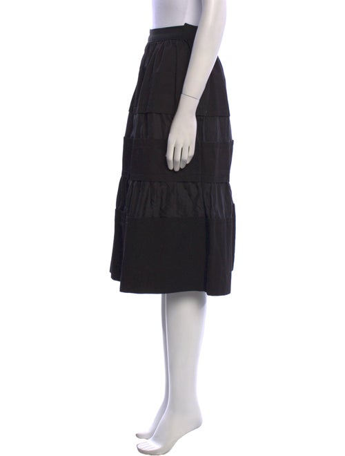 Marni Pleated Accents Knee-Length Skirt