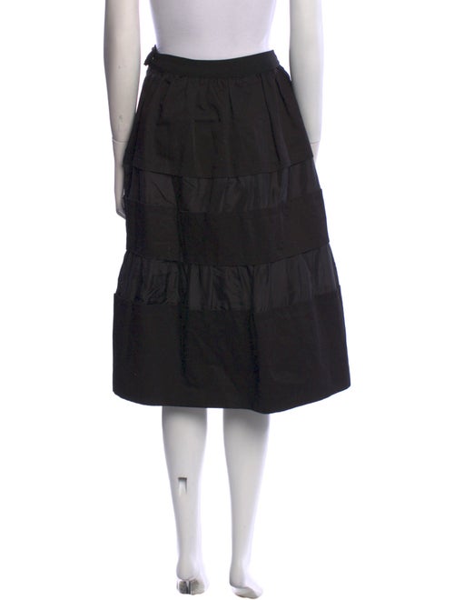 Marni Pleated Accents Knee-Length Skirt