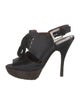 Marni Satin Slingback Sandals