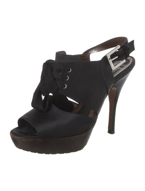 Marni Satin Slingback Sandals