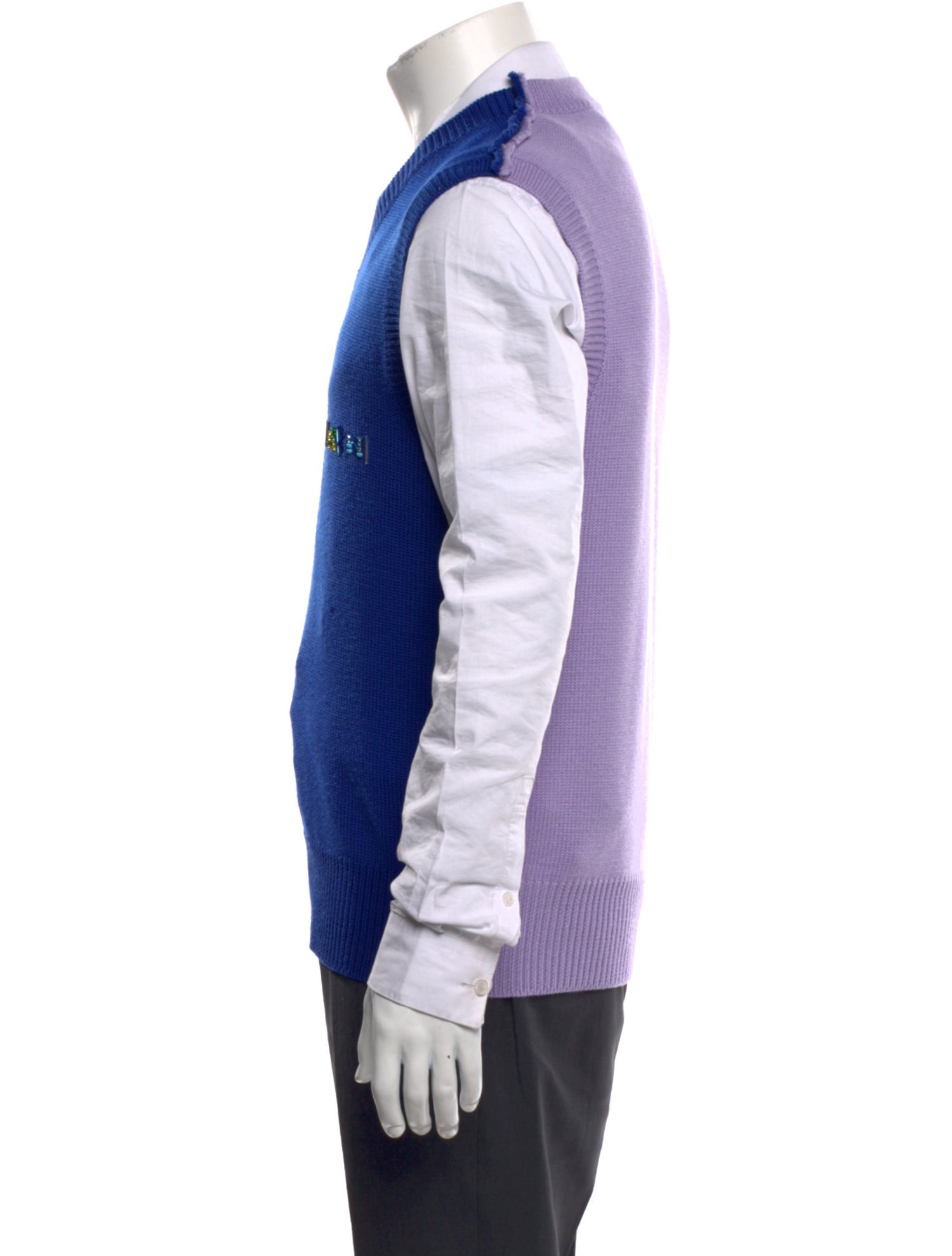 Marni Virgin Wool V-Neck Sweater Vest