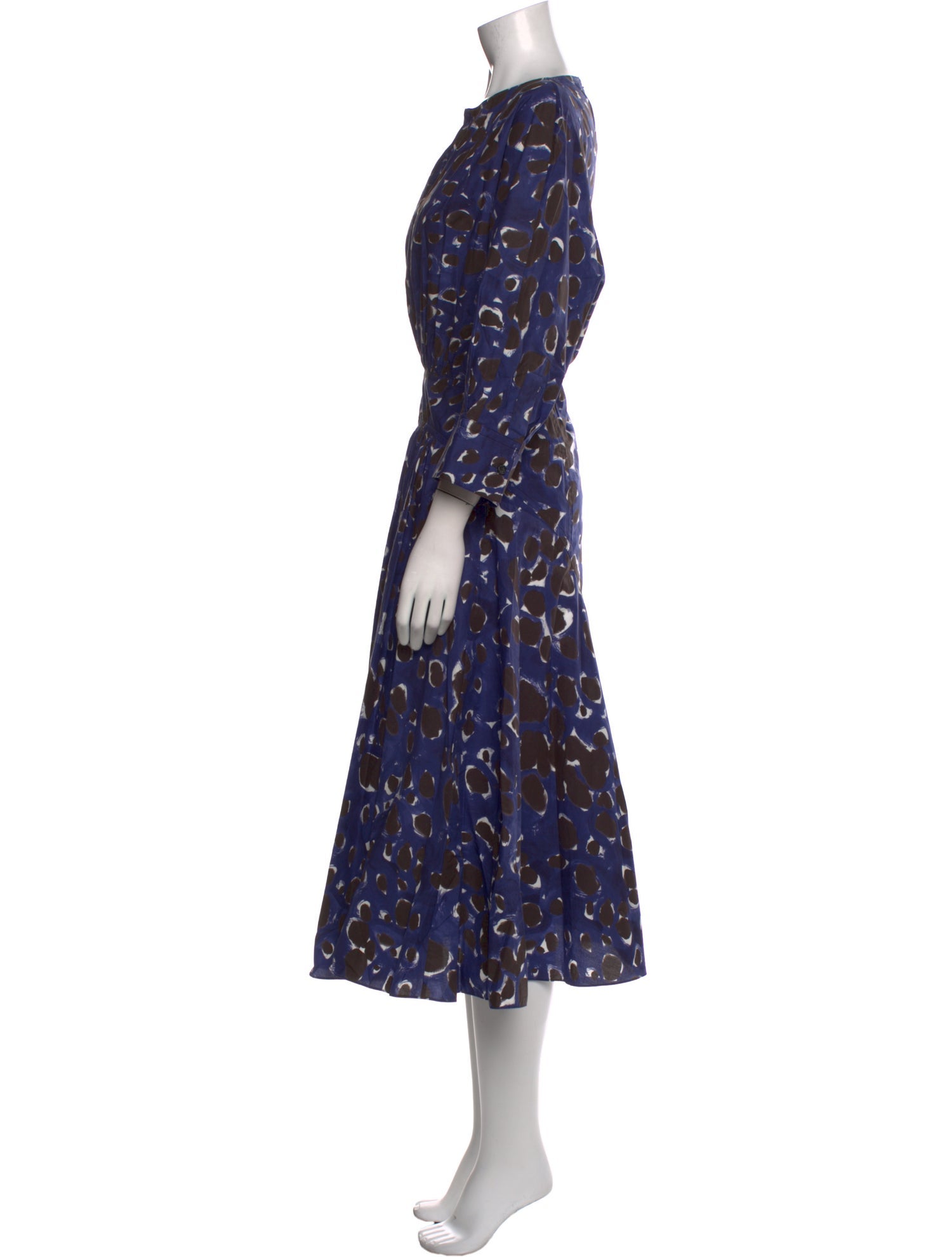 Marni Printed Midi Length Dress