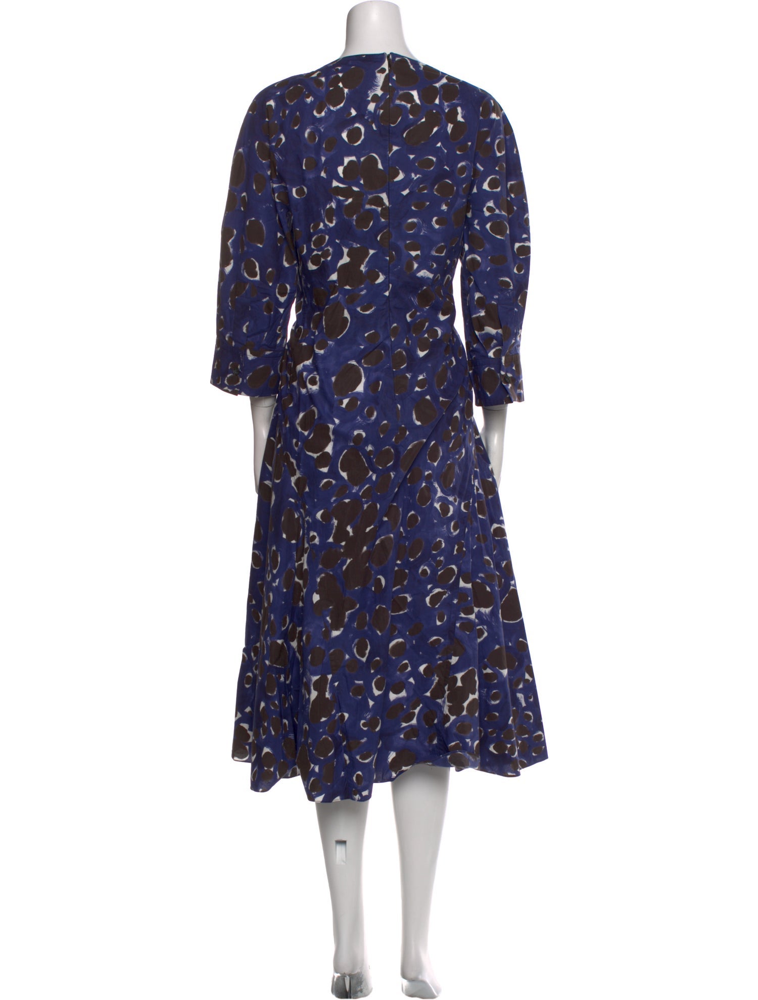 Marni Printed Midi Length Dress