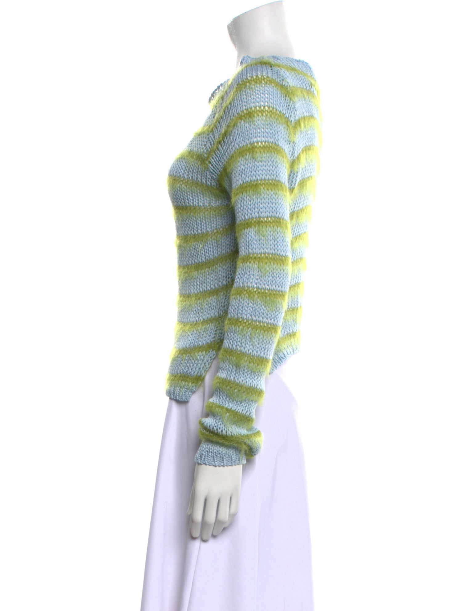 Marni Mohair Striped Sweater