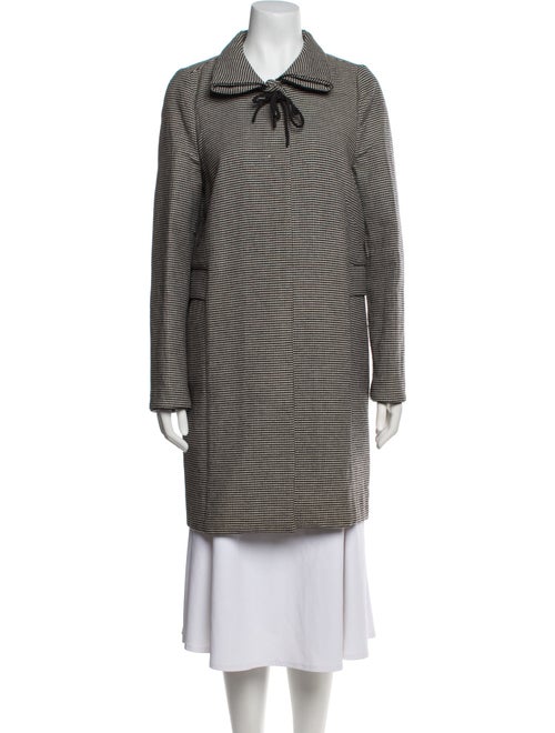 Marni Wool Houndstooth Print Coat