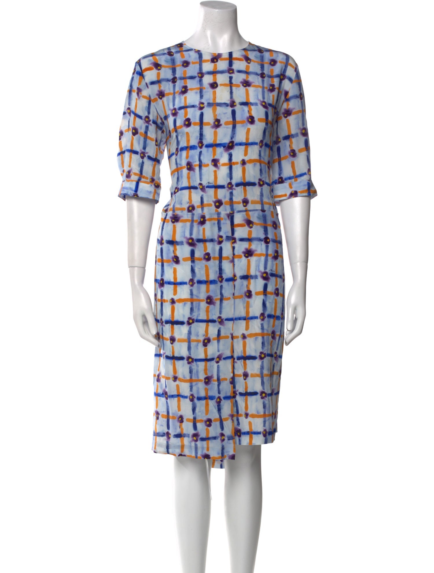 Marni Silk Midi Length Dress