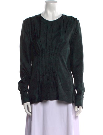 Marni Silk Animal Print Blouse