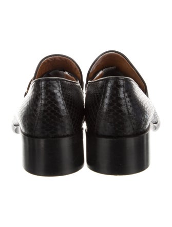 Marni Leather Colorblock Pattern Dress Loafers