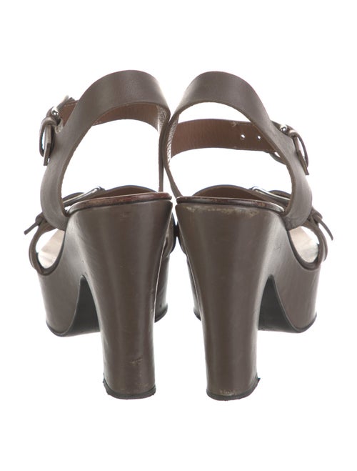 Marni Leather Slingback Sandals