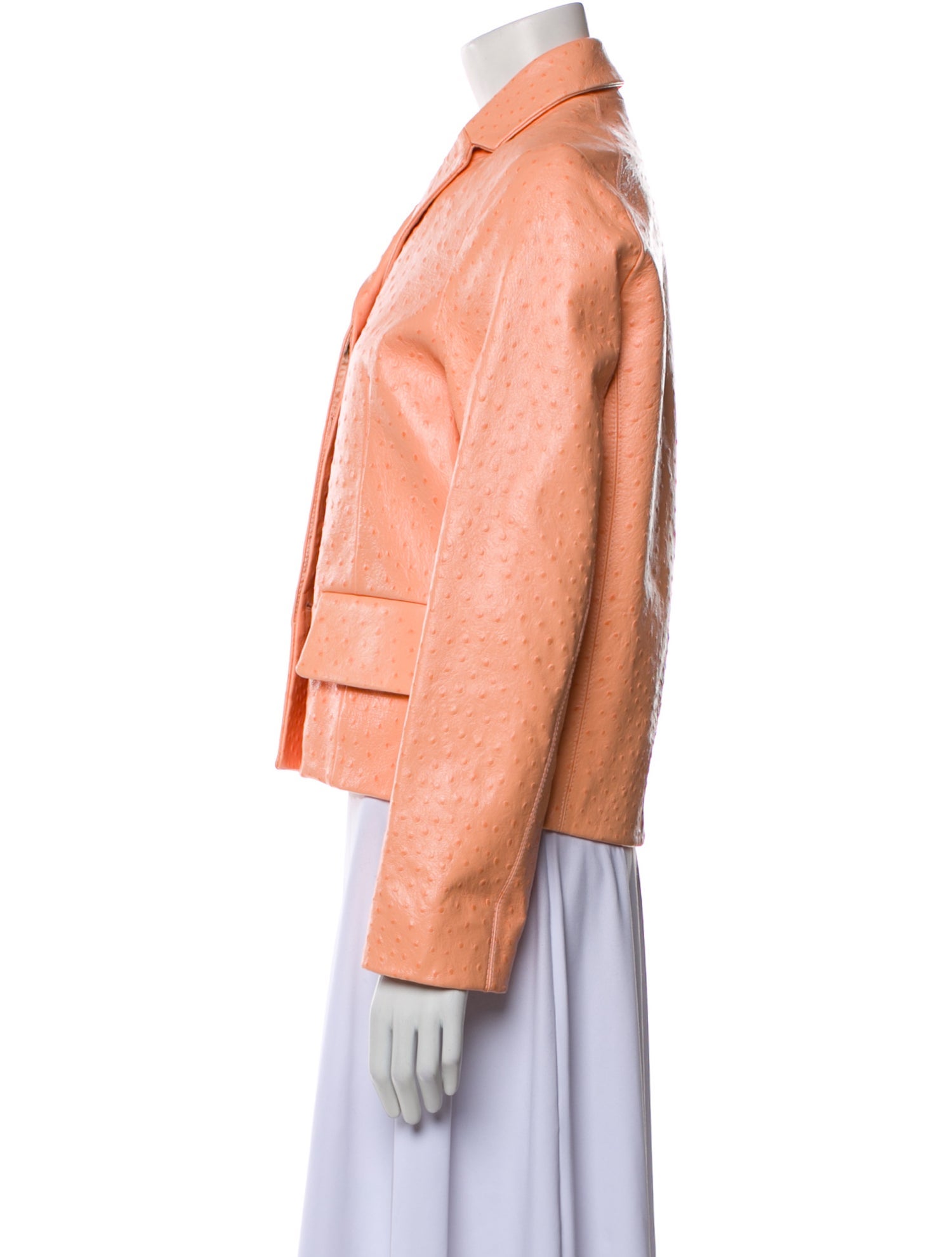 Marni Embossed Leather Blazer