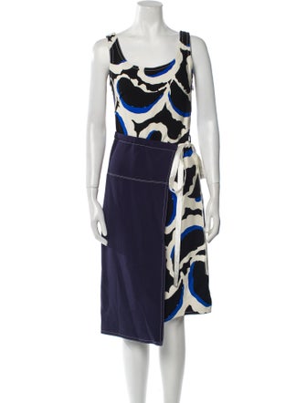 Marni Linen Midi Length Dress
