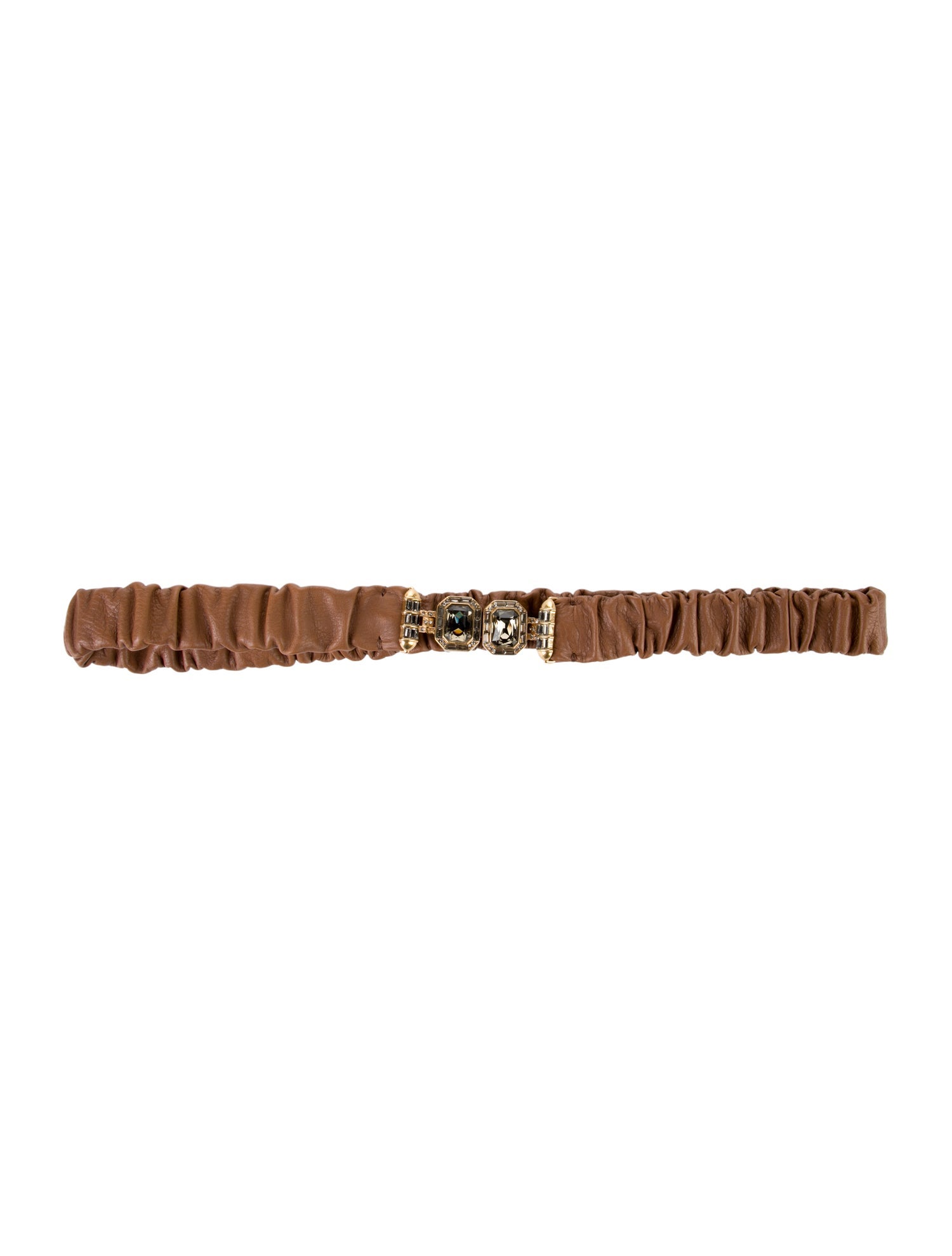 Marni Leather Crystal Embellishments Belt Kit