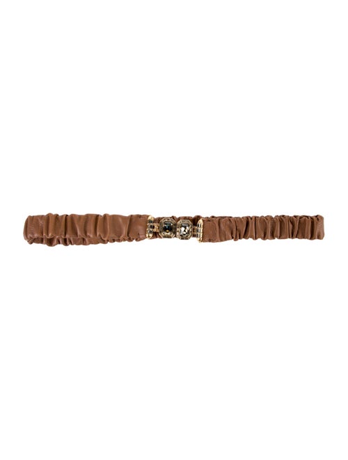 Marni Leather Crystal Embellishments Belt Kit