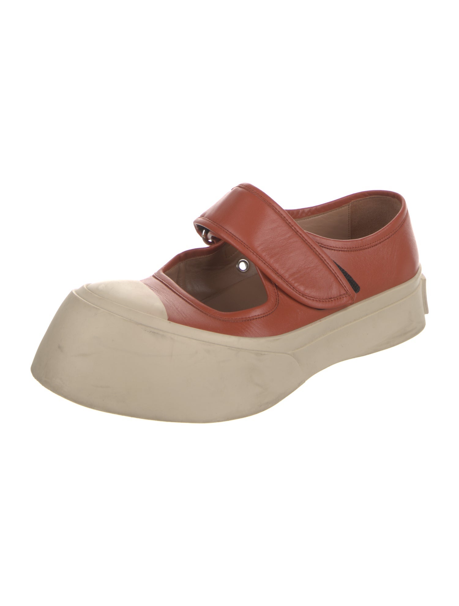 Marni Leather Mary Jane Flats