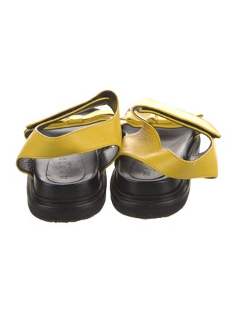 Marni Leather Slingback Sandals