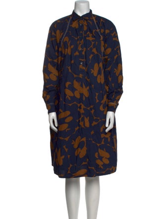 Marni Printed Midi Length Dress