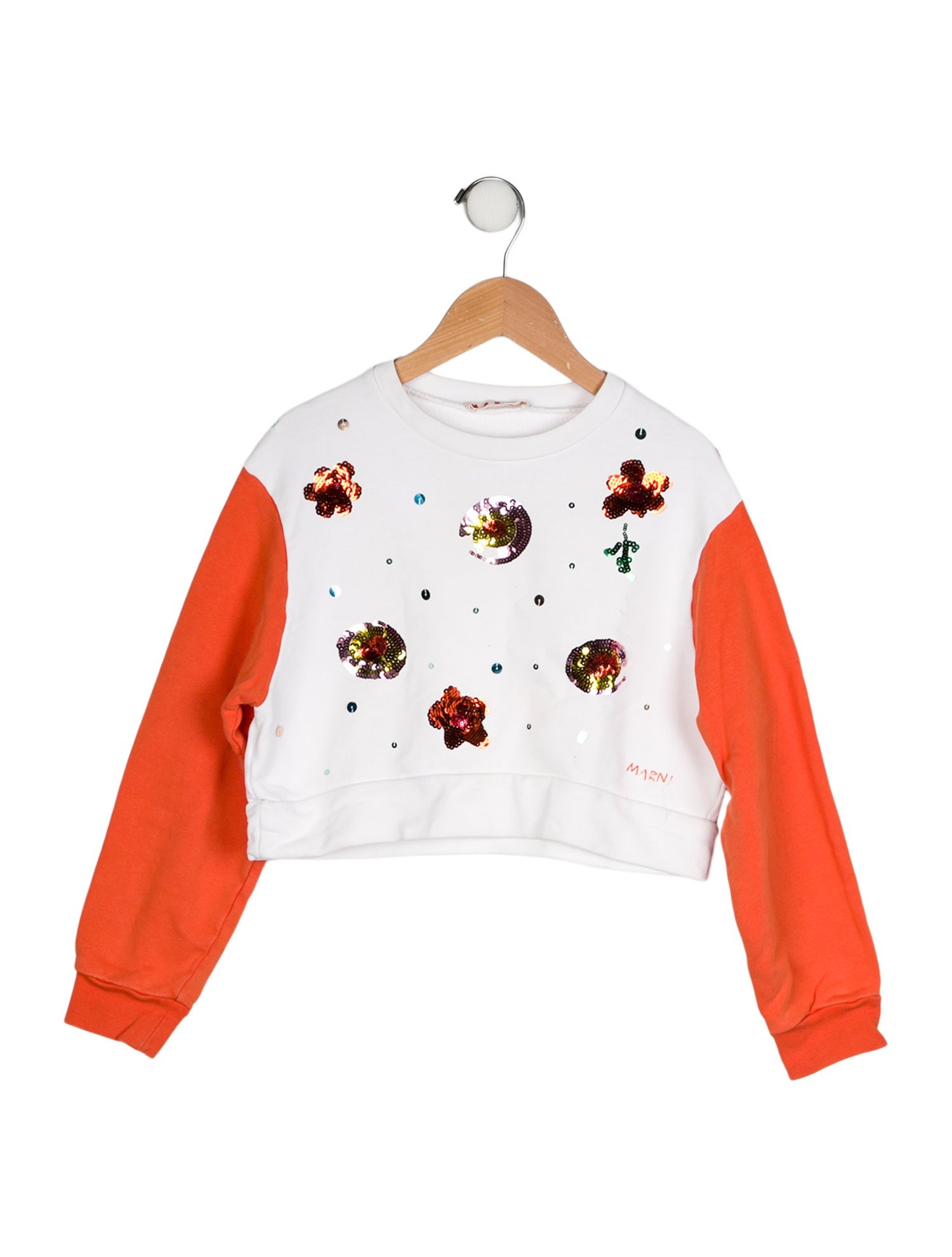 Marni Colorblock Crewneck Sweatshirt
