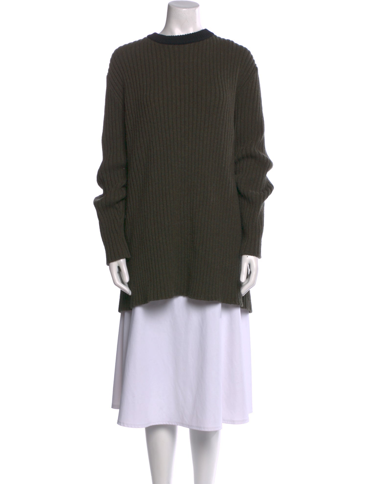 Marni Virgin Wool Mock Neck Sweater