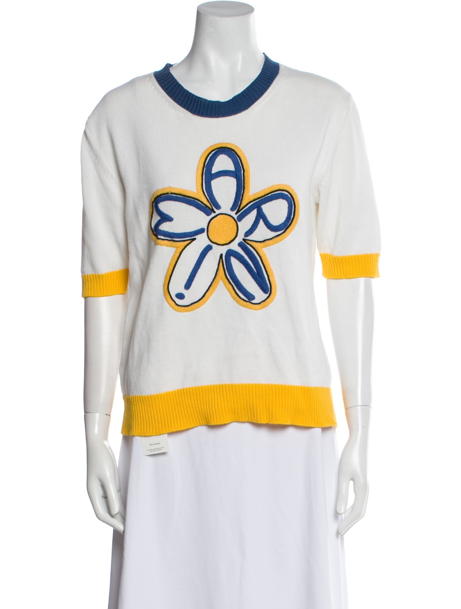 Marni Graphic Print Crew Neck Sweater