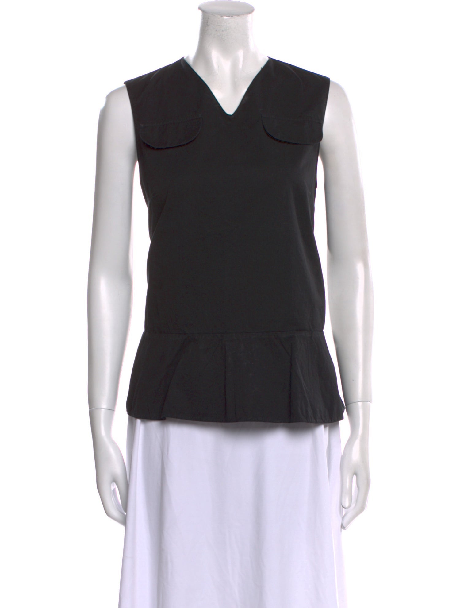Marni V-Neck Sleeveless Top