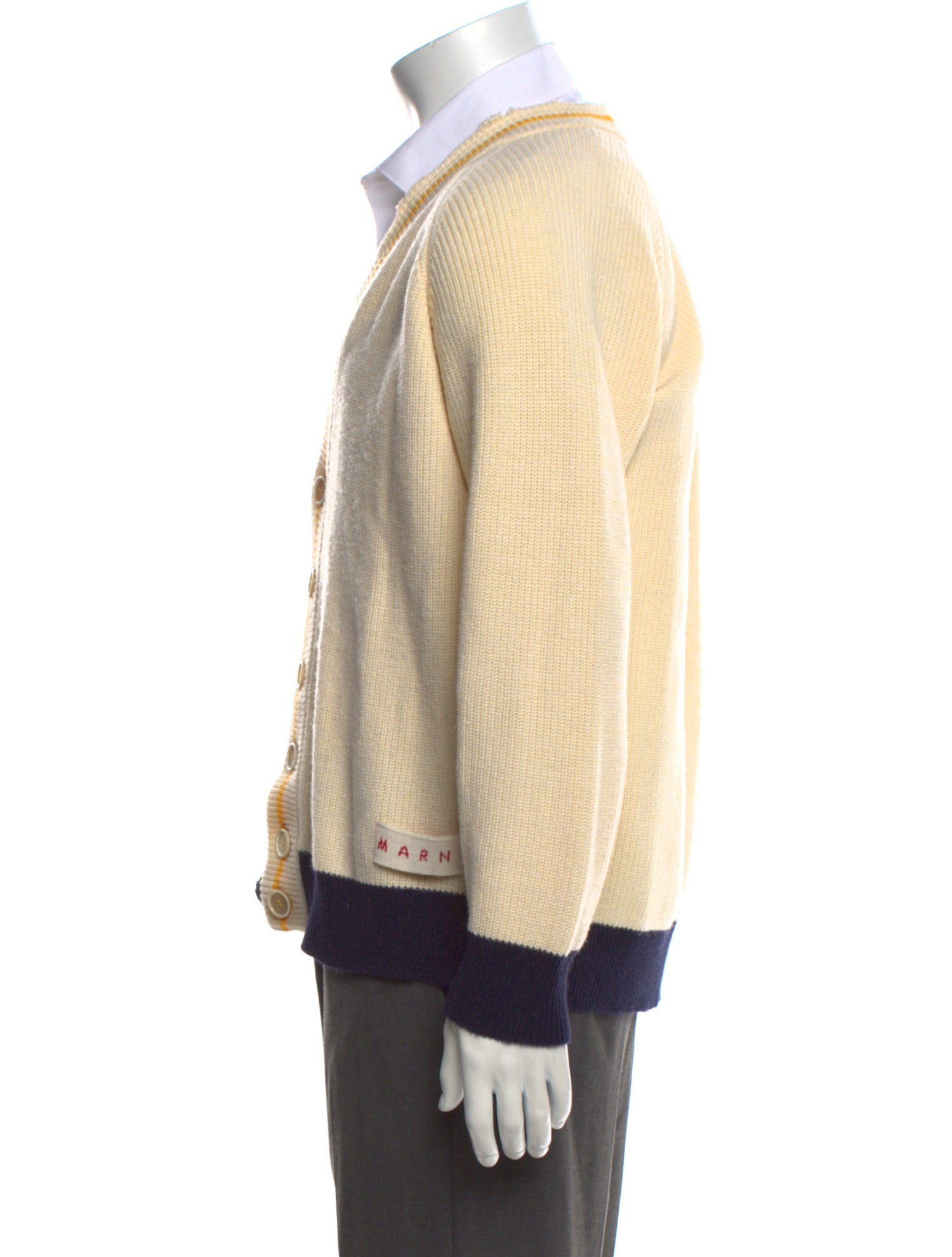 Marni V-Neck Long Sleeve Cardigan