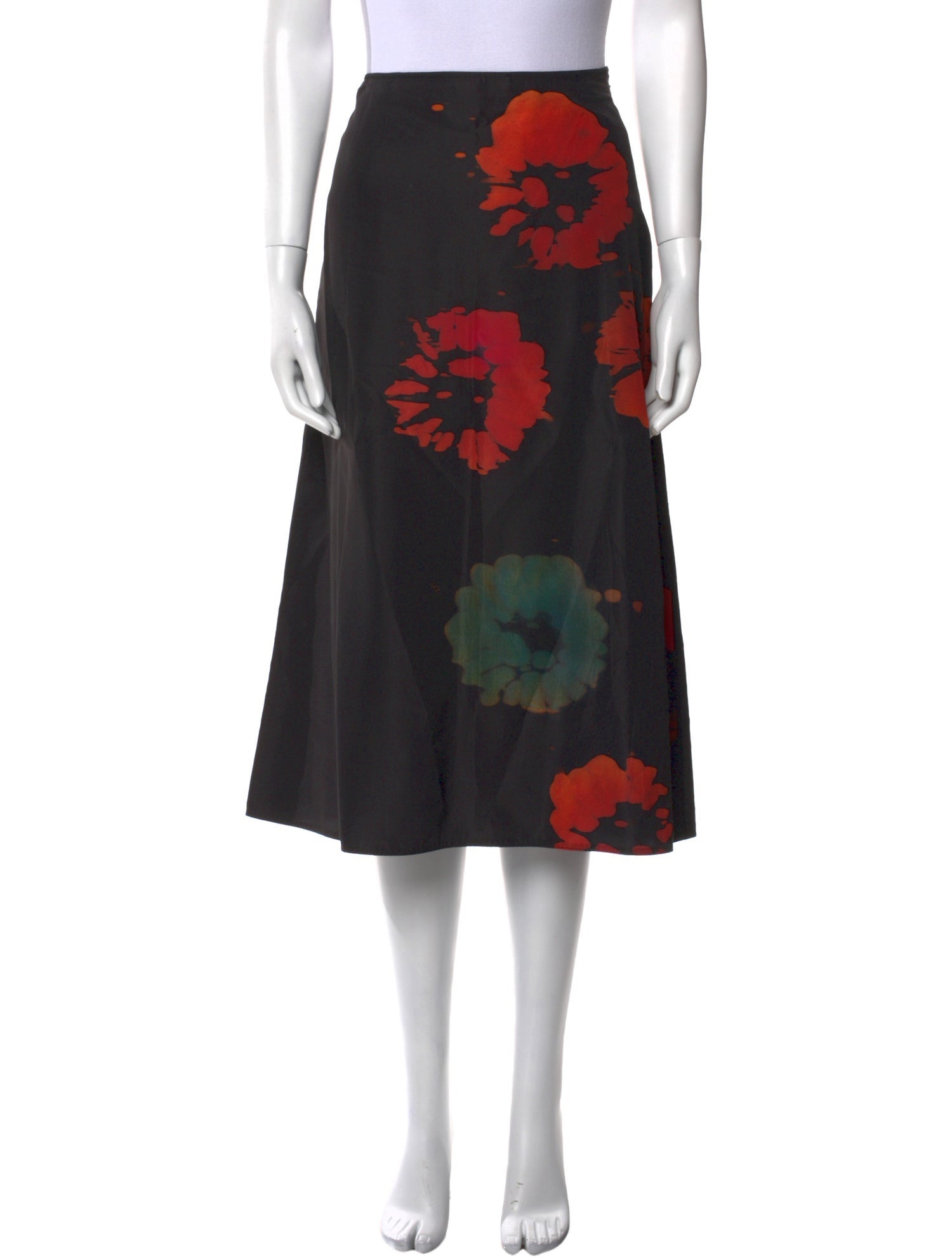 Marni Floral Print Midi Length Skirt