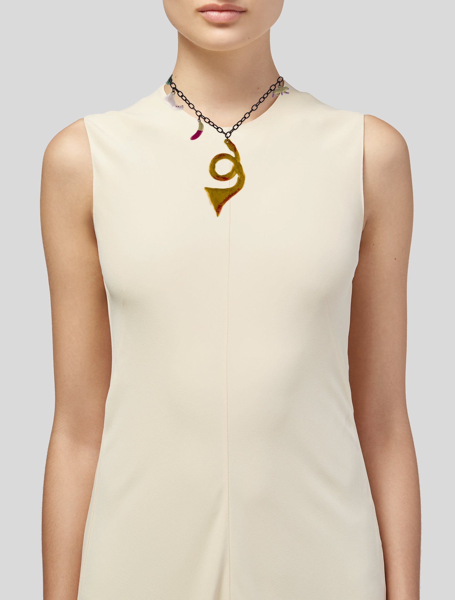 Marni No Vacancy Inn Edition Graphic Necklace