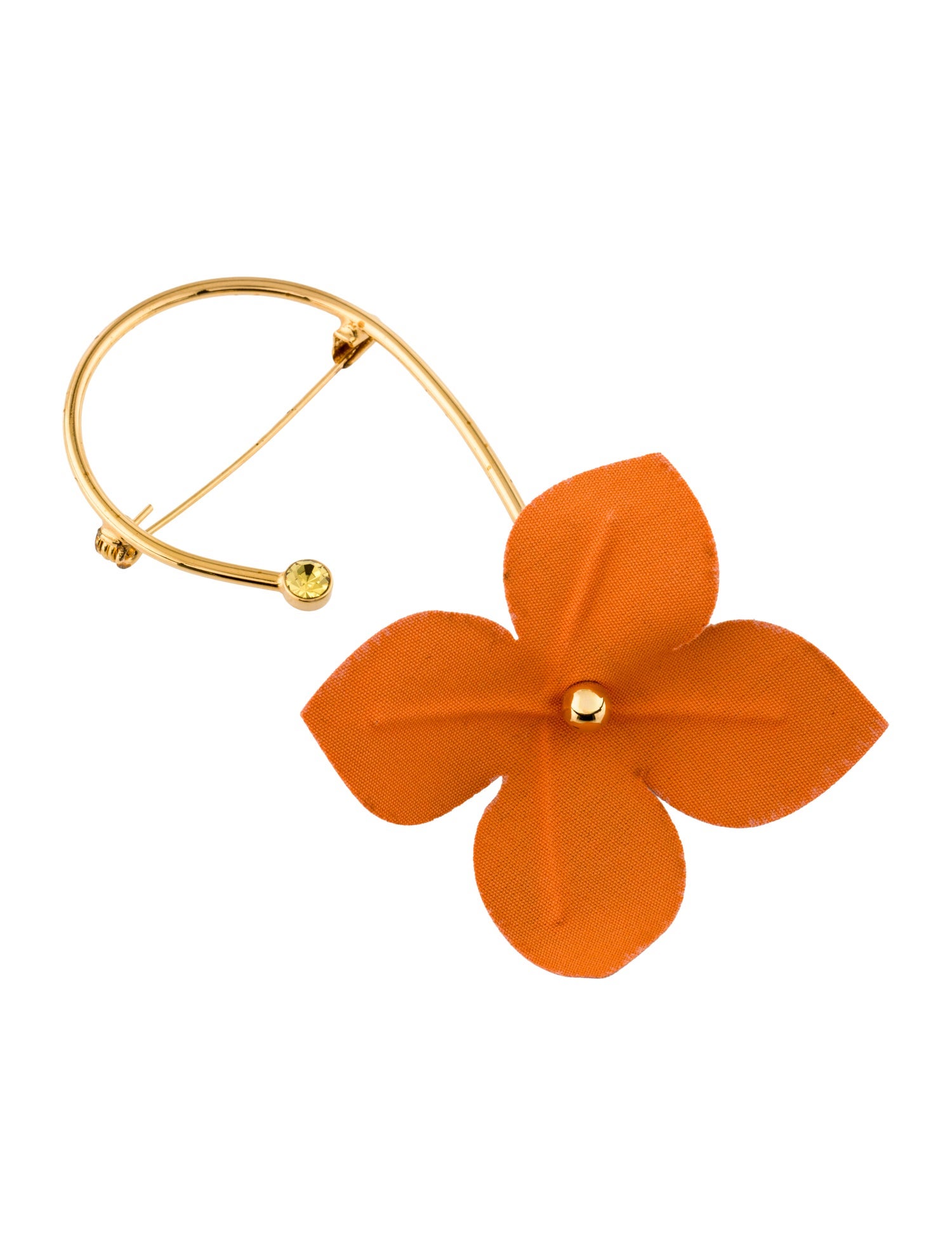 Marni Crystal Flower Brooch Pin