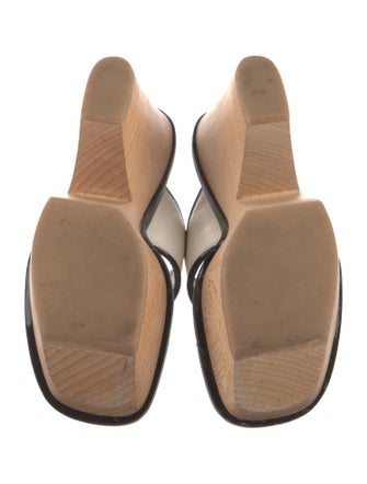 Marni Leather Colorblock Pattern Slides